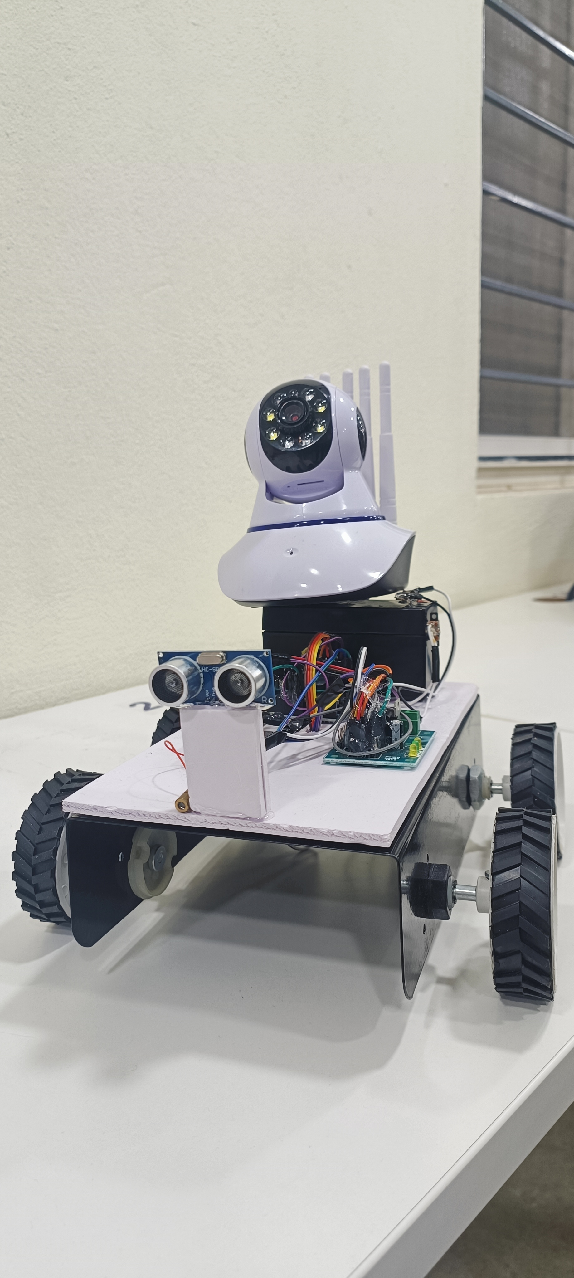 Android Controlled Spy Robot 
