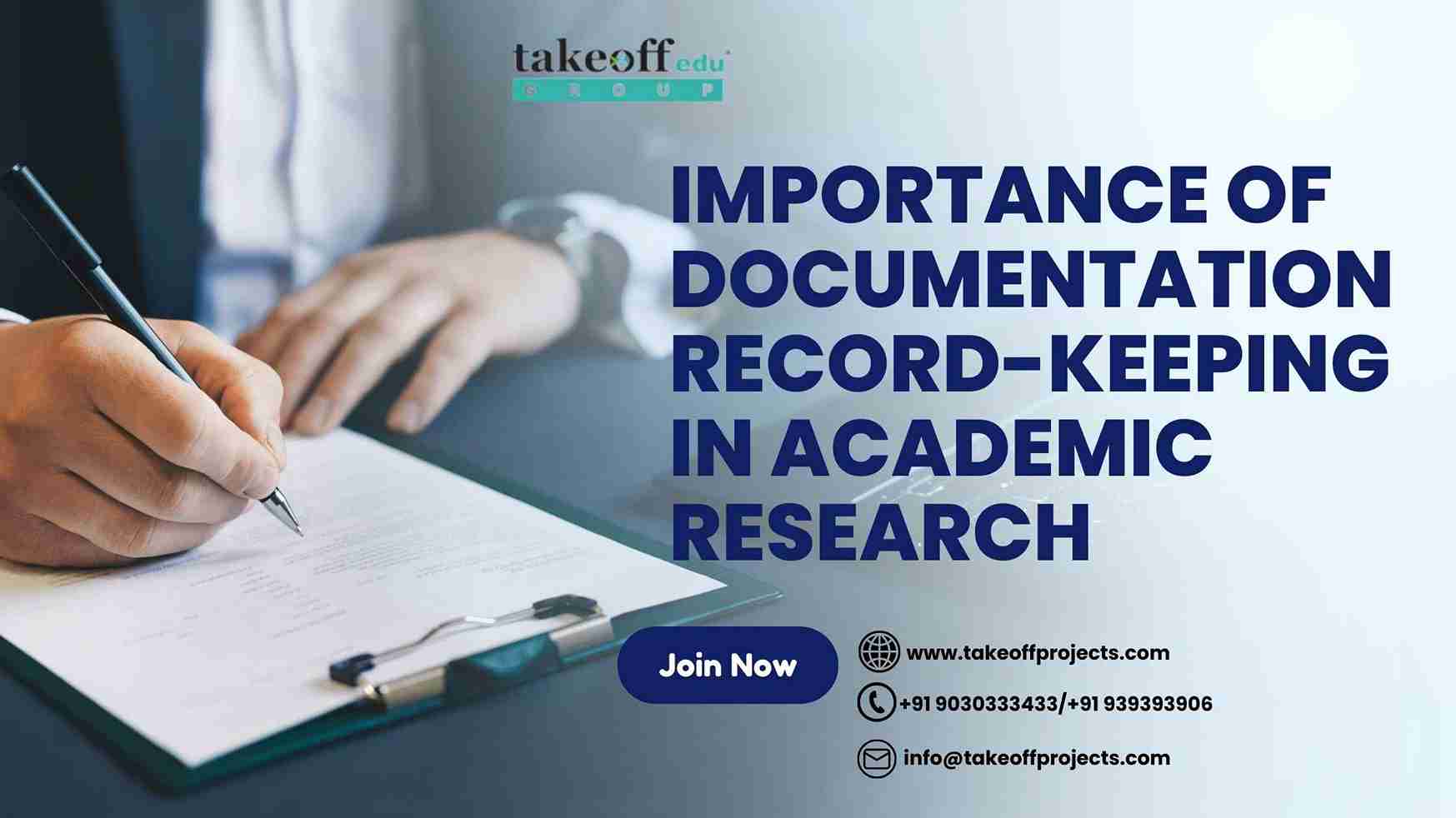 Importance of Documentation Record-Keeping in Academic Research