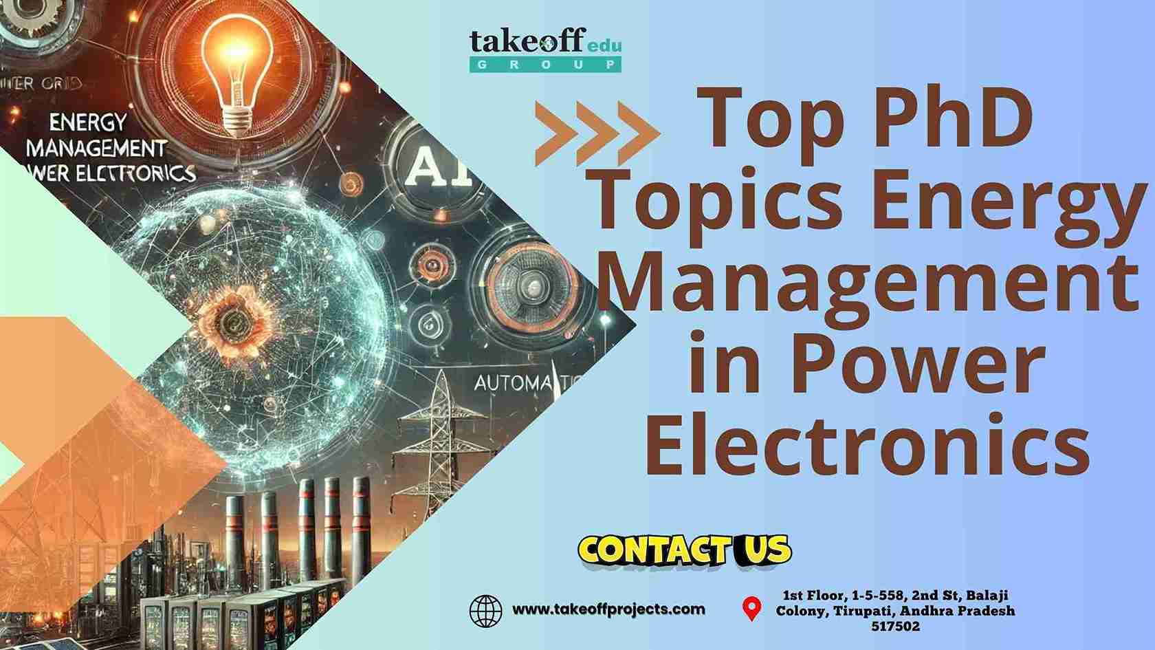 Top PhD Topics Energy Management in Power Electronics