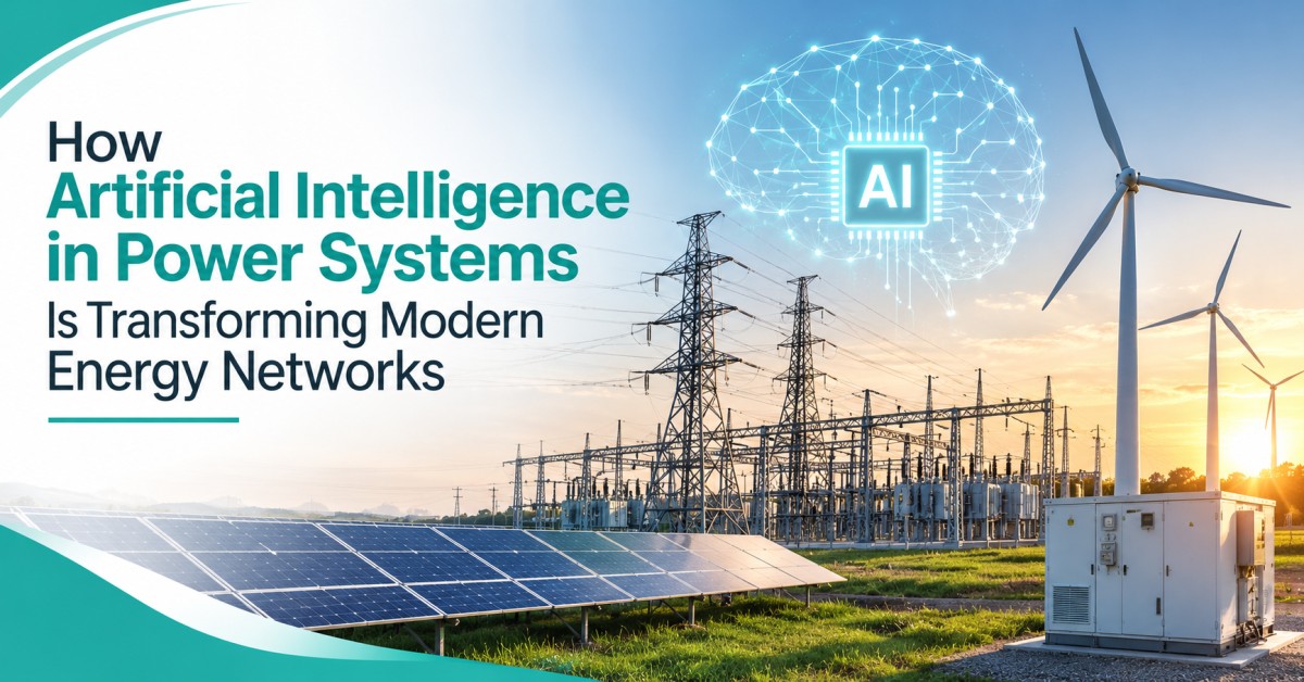 How Artificial Intelligence in Power Systems Is Transforming Modern Energy Networks